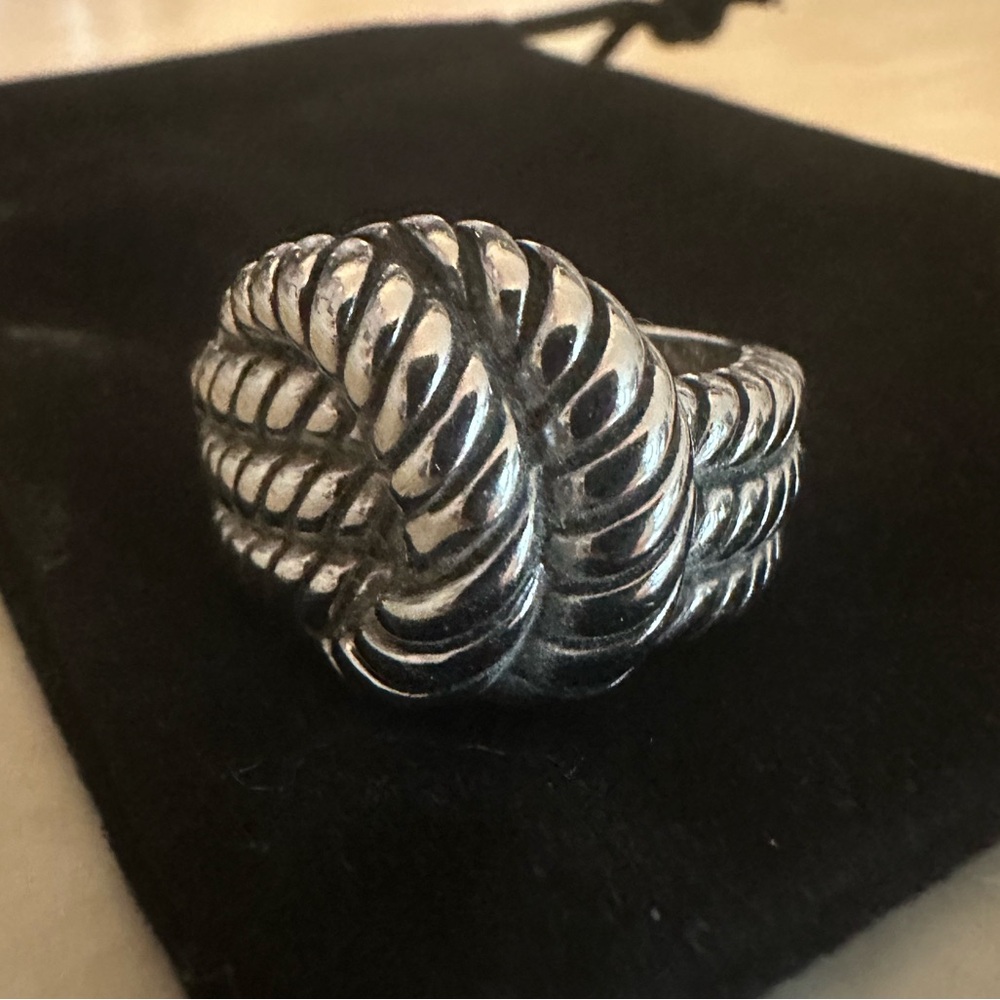 Lia Sophia Silver Knot Ring